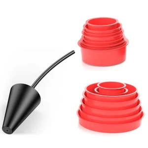 Automotive Pipe Cap Plugs Set For EVAP Smoke Machine Intake Leak S100 S200 S300 - Picture 1 of 18