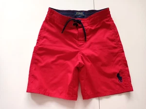 RALPH LAUREN Boys size 6 Cute RED/NAVY Swim Trunks - Picture 1 of 5