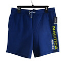 NWT Nautica NS-83 Mens Print Knit Shorts XL Estate Blue MSRP$69