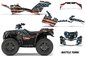 Graphics Kit Decal Stickers For Polaris Sportsman 850 1000 2017-2020 BATTLE TORN - Bild 1 von 2