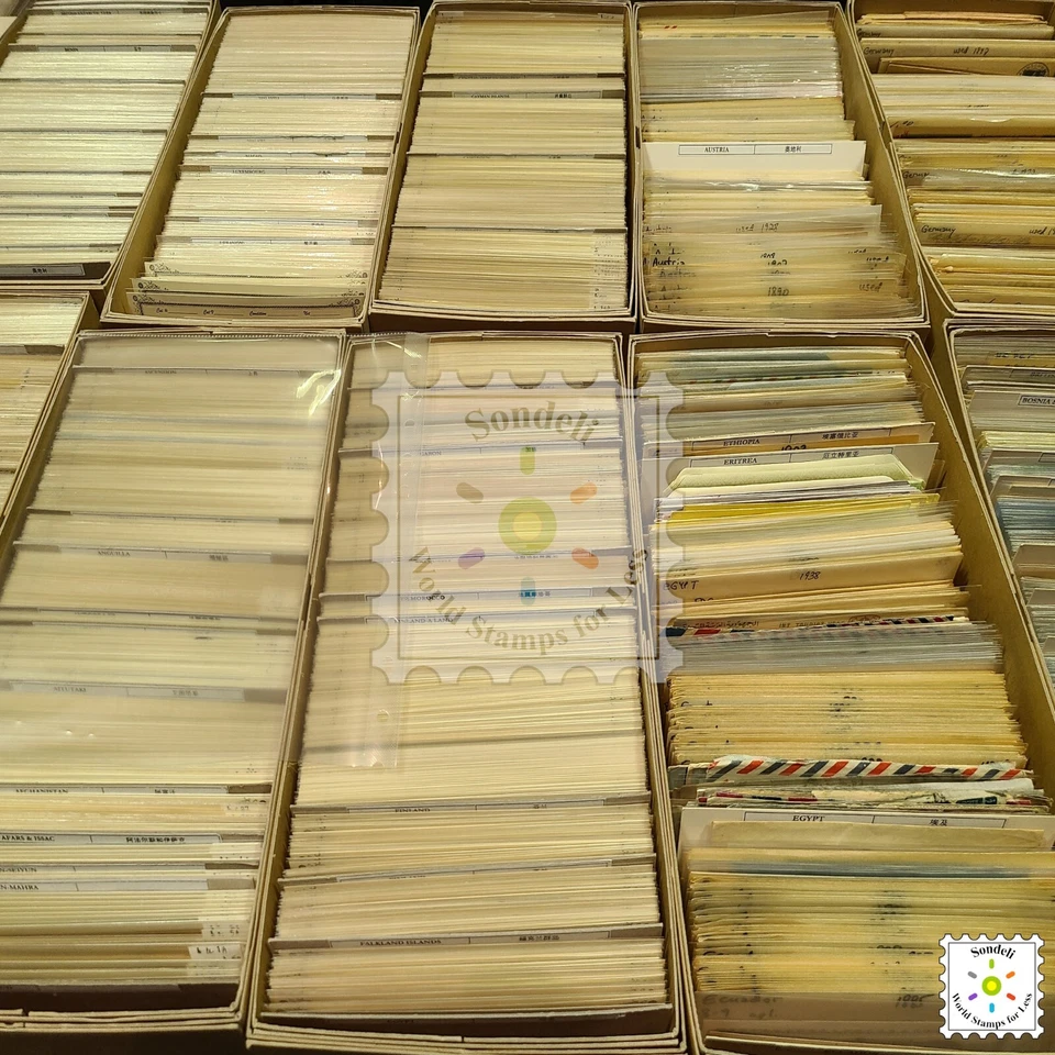 Mint Worldwide Stamp Collection: 1 Glassine Per Lot - Many Different Countries - Image 1 of 4