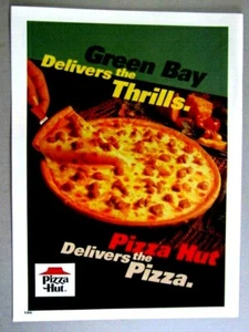 Green Bay Packers Pizza Hut The Pizza Vintage 1997 Original Print Ad - Picture 1 of 2