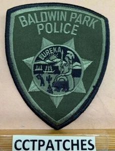 BALDWIN PARK, CALIFORNIA POLICE SUBDUED SHOULDER PATCH CA - Picture 1 of 2