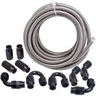 -10An An10 Ethanol E85 Stainless Steel Fuel Line 20Ft Fitting End Hose 5000 Psi