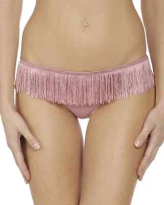 Stella McCartney Womens Fringes Bikini Bottom Blush Classic Size XS - Image 1 of 2