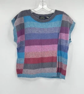Jeanne Pierre Renee Tener Vintage Colorblock Lambswool Angora Sweater Sz M - Picture 1 of 3