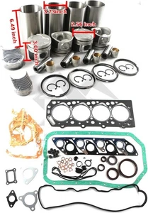 For Hyundai Forklift Truck HC20-35H1 H100 D4BB D4BA Engine Overhaul Rebuild Kit - Picture 1 of 8