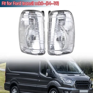 Par de luces de giro del espejo retrovisor izquierdo derecho para Ford Transit 2015-2021 Cargo - Imagen 1 de 7