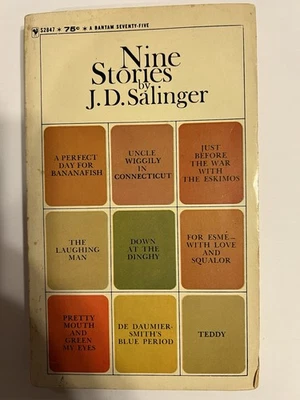 NINE STORIES by J.D. SALINGER / RARE BANTAM 1ST ED 17th PRINT 1964 / Good Foto 1 de 4