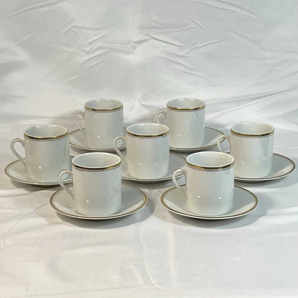 Williams-Sonoma Grande Cuisine 浓缩咖啡杯和茶碟 7 件套  — 第 1/4 张图片