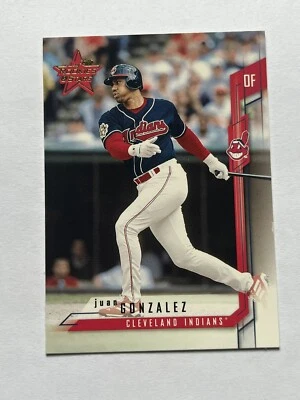 2001 Leaf Rookies and Stars Juan Gonzalez #66 Cleveland Indians - Image 1 of 2