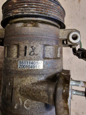 2007-2011 Jeep Wrangler  AC A/C AIR CONDITIONING COMPRESSOR - Image 1 of 4