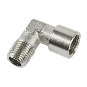 1/8" BSP Codo 90 Grados Ajuste Ángulo Macho a Hembra Rosca Línea de Aire Tubo FT083 - Imagen 1 de 1