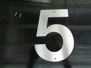 stainless steel house numbers 200mm high - Picture 1 of 1