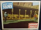 Lobby Card 1948 Hidden Danger Johnny Mack Wins Middle Of Street Shootout