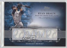2009 Topps Sterling Career Chronicles Relics Quad 10 /10 Ryan Braun #4CCR-126