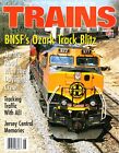 TRAINS 8/99 JERSEY CENTRAL, SP DAYLIGHT STEAM, NH FL9, BNSF OZARK, CSX MARYLAND