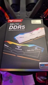 Team T-Force Delta RGB 32GB (2 x 16GB) PC RAM DDR5 6400 (PC5 51200) XMP/EXPO RDY - Picture 1 of 2