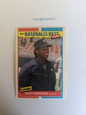 1987 Fleer Baseball's Best Rickey Henderson #18   New York Yankees Free Shipping
