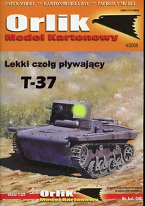 Carro armato galleggiante sovietico T37#ORLIK modellismo in cartone # scala 1:25 # OR 408 - Foto 1 di 5