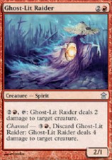 GHOST-LIT RAIDER X4 4 4X Saviors of Kamigawa MTG Magic Cards DJMagic