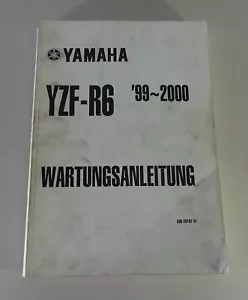 Manual de Taller/Taller Manual Yamaha Yzf-R6 Von 1999-2000 - Imagen 1 de 3