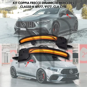 ✅ KIT COPPIA FRECCE DINAMICHE MERCEDES CLASSE A CLA W177 V177 C118 ✅ - Foto 1 di 3