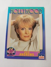 Vintage Julie Andrews Hollywood Walk of Fame Card 116 Starline 1991 corner dings
