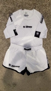 TATAMI ABSTRACT HIGH CUT SHORTS AND RASHGUARD COMBO FOR GRAPPLING AND MMA - Picture 1 of 7