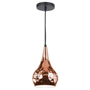 Kronleuchter mit Lampenfassung E27 Metall Diam 180 Roségold - Bild 1 von 1