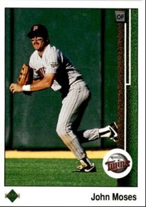 1989 Upper Deck John Moses Minnesota Twins #242