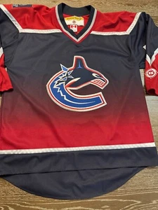 Vintage Vancouver Canucks Koho Gradient NHL Hockey Trikot Large L MiC LEER EXC - Bild 1 von 12