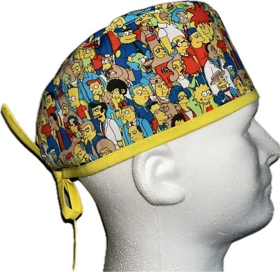 The Simpsons Where’s Bart Scrub Hat Chemo Cap - Image 1 of 4