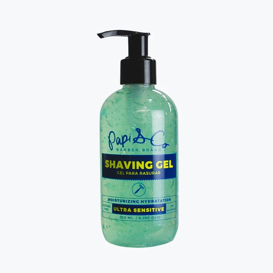 NEW Papi & Co Shaving Gel alcohol free Ultra sensitive 8.6 Oz FREE SHIPPING - Image 1 of 1
