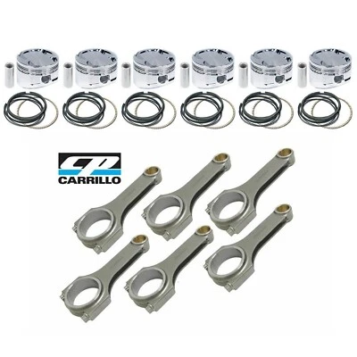 CP PISTON & CARRILLO PRO-H ROD KIT BORE 84MM CR 10.2 Fits BMW N54B30 3.0L - Image 1 of 4