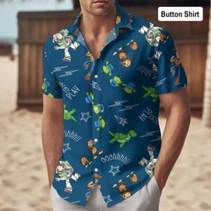 Camisa hawaiana Pixar Toy Story Characters Group You've Got A Friend In Me - Imagen 1 de 2