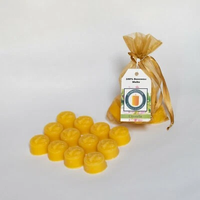 12 Piece Citronella Scented Beeswax Melts Hand Poured by Hubbardston Candle Co - Image 1 of 4