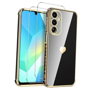 for Case with 2 Screen Protector, Full Camera Samsung Galaxy A16 4G/5G Black - Bild 1 von 7