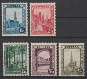 Bélgica - 1929/31 - COB 292C/G* - Scott E1/5 - MH - - Imagen 1 de 1