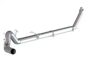 1998.5-2002 Dodge Cummins MBRP 5" Turbo Back Aluminized No Muffler Exhaust - Bild 1 von 3