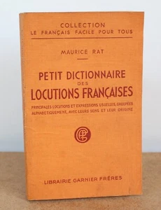 Kleines Wörterbuch der französischen Sprachen Maurice Rat 1941 - Bild 1 von 6