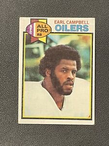 1979 Topps Earl Campbell #390 Rookie RC HOF