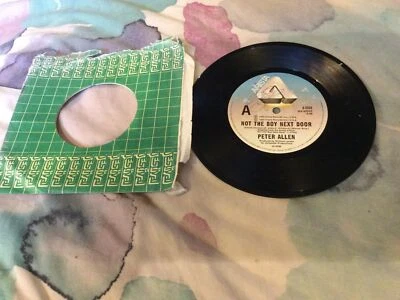 Peter Allen Not The Boy Next Door 7” Vinyl - Image 1 of 2