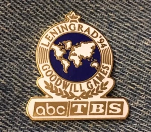 ABC ~ Pin de medios TBS ~ 1994 Goodwill Games ~ Leningrado - Imagen 1 de 2