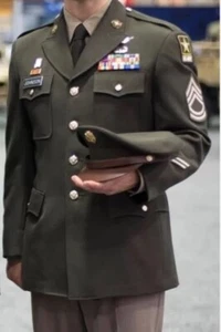 New* AGSU Army Green Service Uniform Male Jacket Coat, Classic Sizes 31-48 - Picture 1 of 11