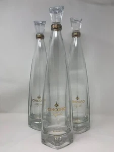 Juego de 3 botellas vacías de tequila Cincoro blanco reposado Anejo Michael Jordan - Imagen 1 de 8