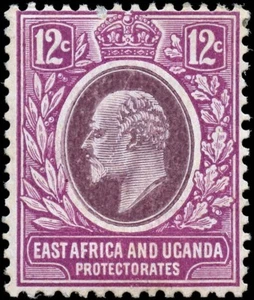 East Africa and Uganda Scott #35 Mint Hinged Fine Stamp - Picture 1 of 2