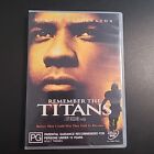 Remember The Titans (DVD, 2000) Denzel Washington Football Movie Region 4 AU