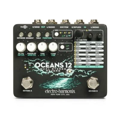 Electro-Harmonix Oceans 12 Dual Stereo Reverb pedal - Image 1 of 4