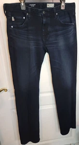 AG Adriano Goldschmied The Matchbox Jeans Slim Straight schwarz 36X34 MADE IN USA - Bild 1 von 15